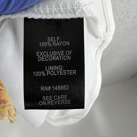 Torrid Womens 1X Floral Embroidered Midi Dress Smocked Waist Balloon Sleeve Boho - Picture 11 of 13